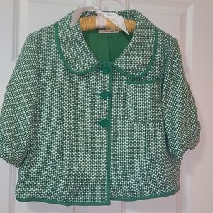 NWOT Anthropologie XL Tullette crop jacket